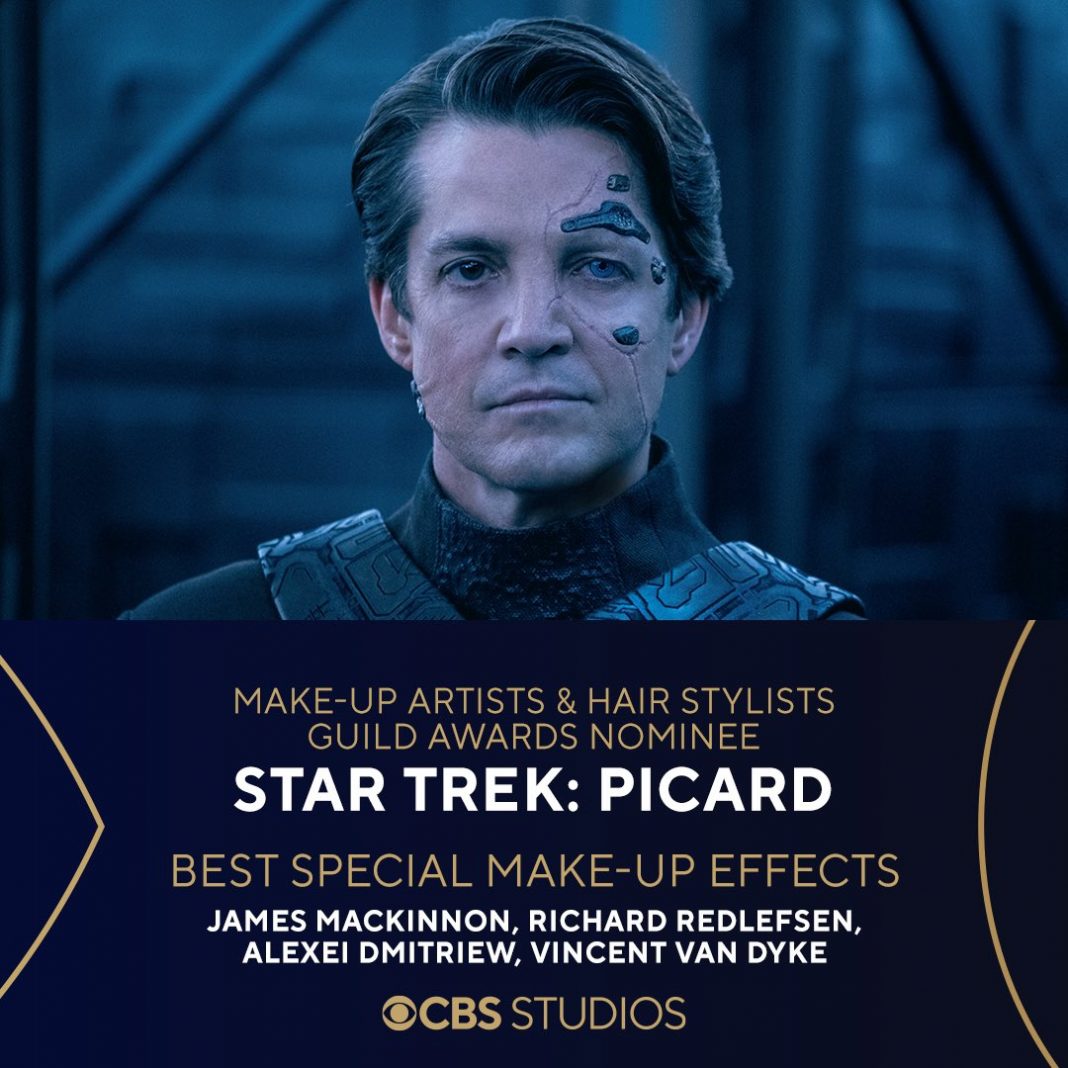 Star Trek Picard Special Effects MakeUp Team Receive MUAHS Award