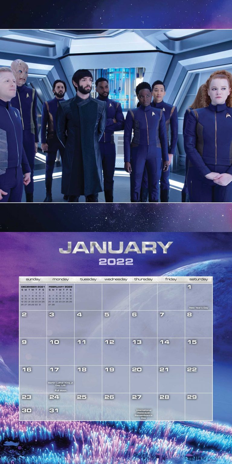 New Line of Star Trek Calendars for 2022 Trek Central