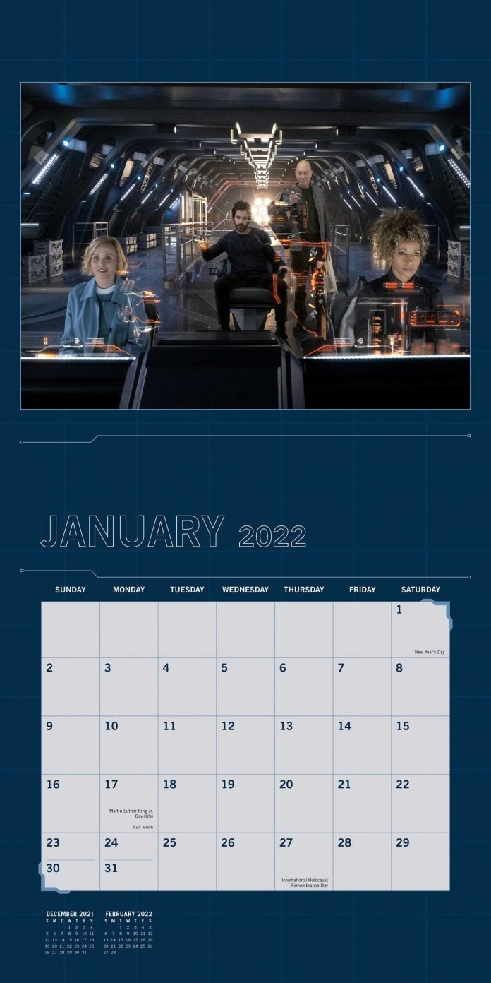 New Line of Star Trek Calendars for 2022 Trek Central