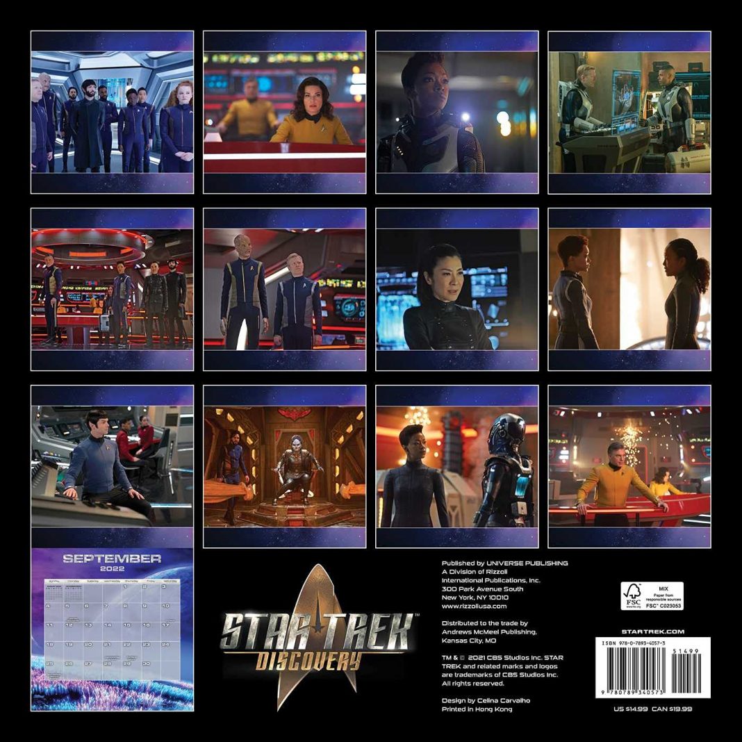 New Line of Star Trek Calendars for 2022 Trek Central