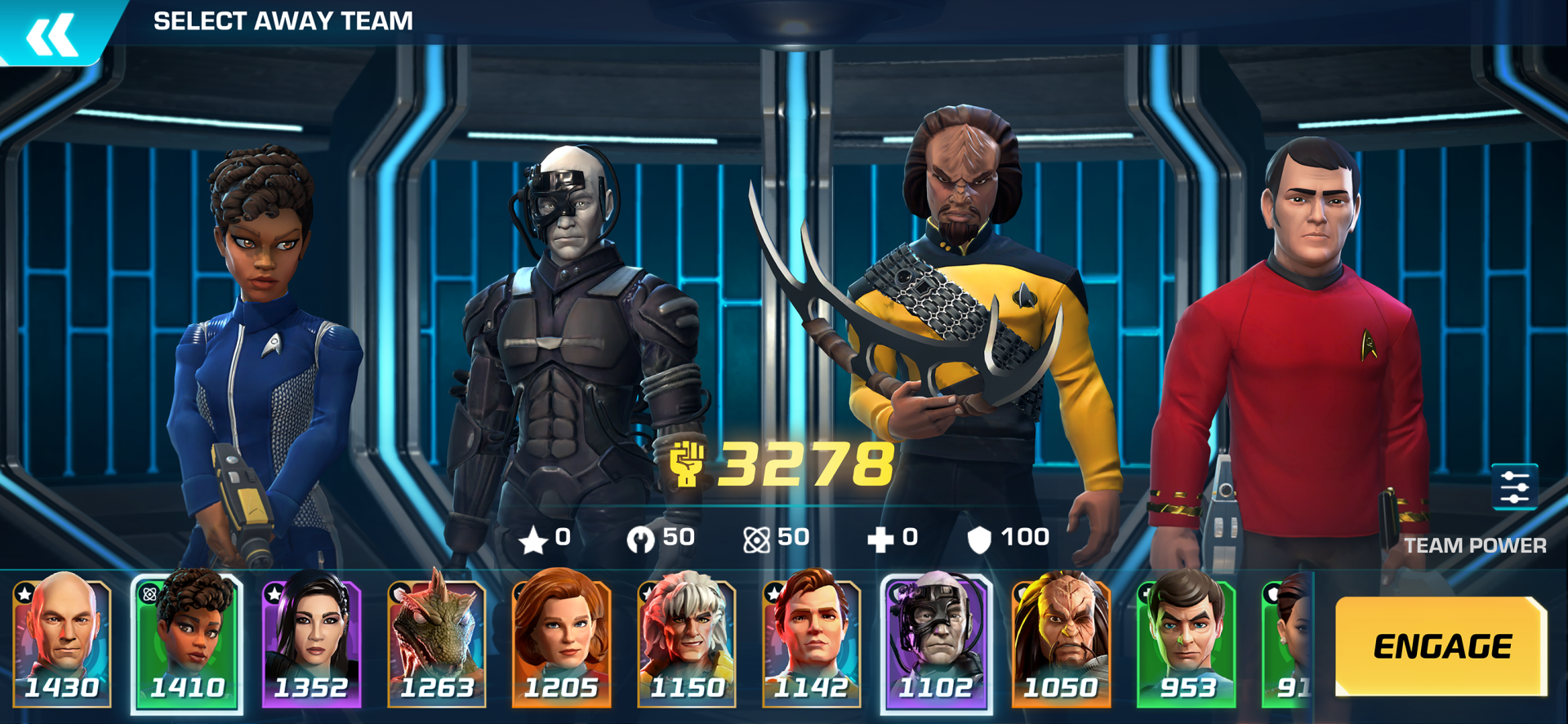 best star trek legends team