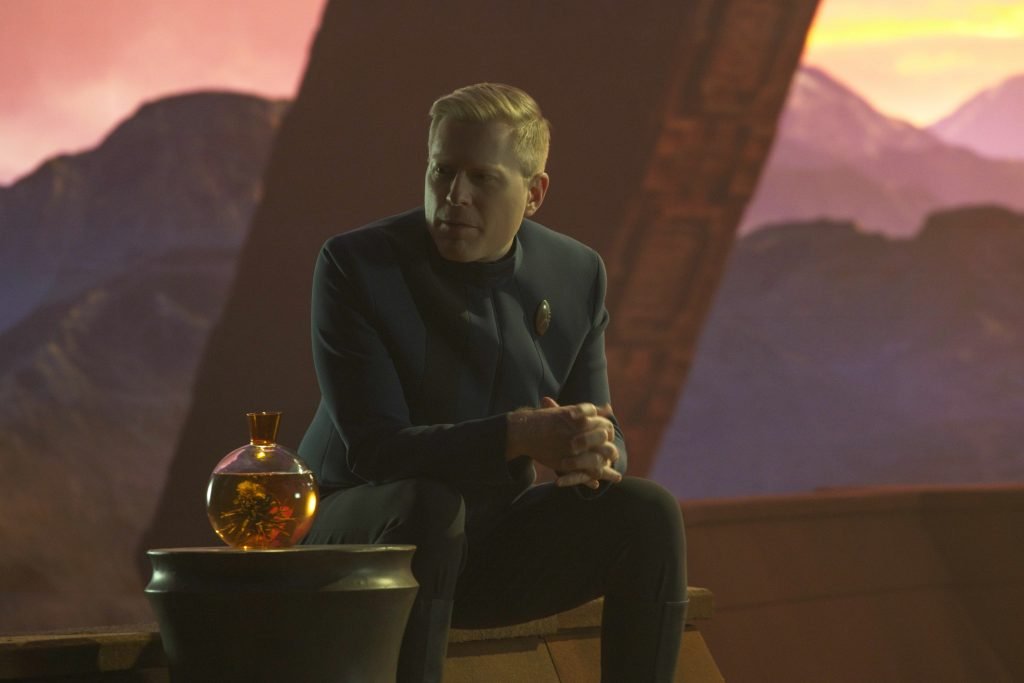 Pictured: Anthony Rapp as Stamets