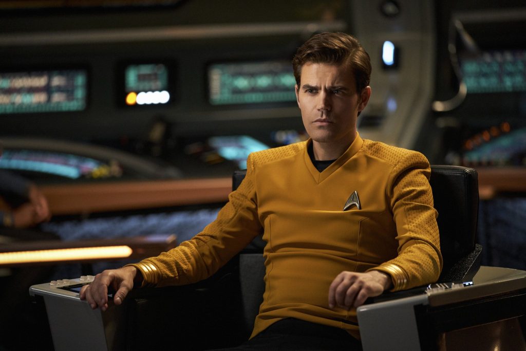 Picture of Paul Wesley as Captain James T. Kirk in Star Trek: Strange New Worlds Season 2!