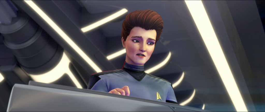 Janeway talks Dal into handing over his command code - GB64N32X