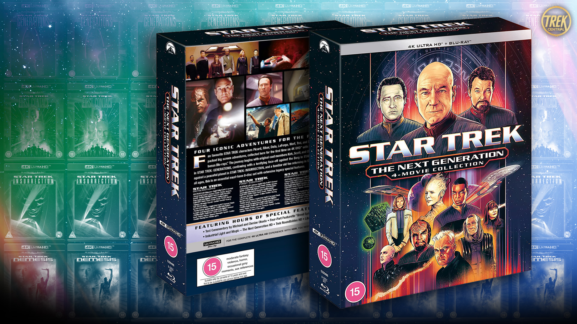 Star Trek: The Next Generation 4-Movie 4K Blu-ray Collection Is 37