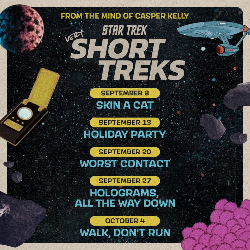 list of star trek short treks