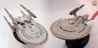 USS Stargazer & Titan Star Trek Die Cast Model Review – Fanhome
