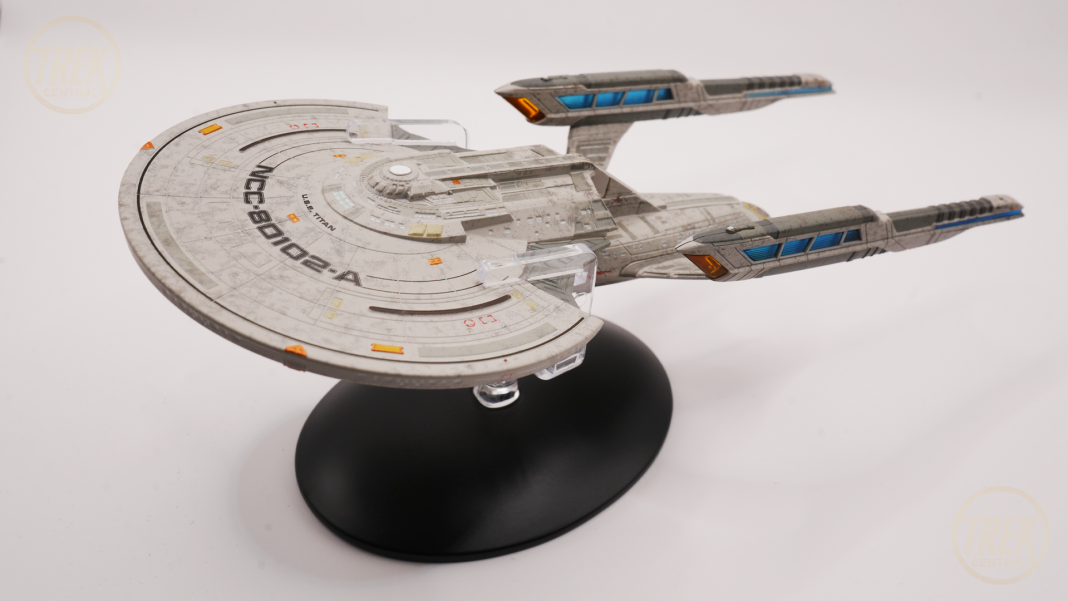 USS Stargazer & Titan Star Trek Die Cast Model Review - Fanhome – Trek ...